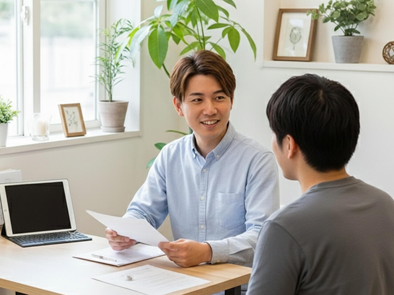 カウンセリングで髪と頭皮の悩みをヒアリング