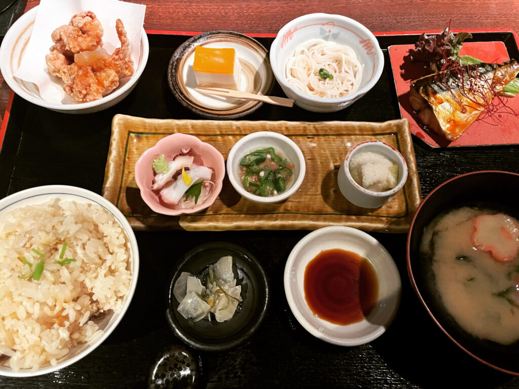 鯛めし定食