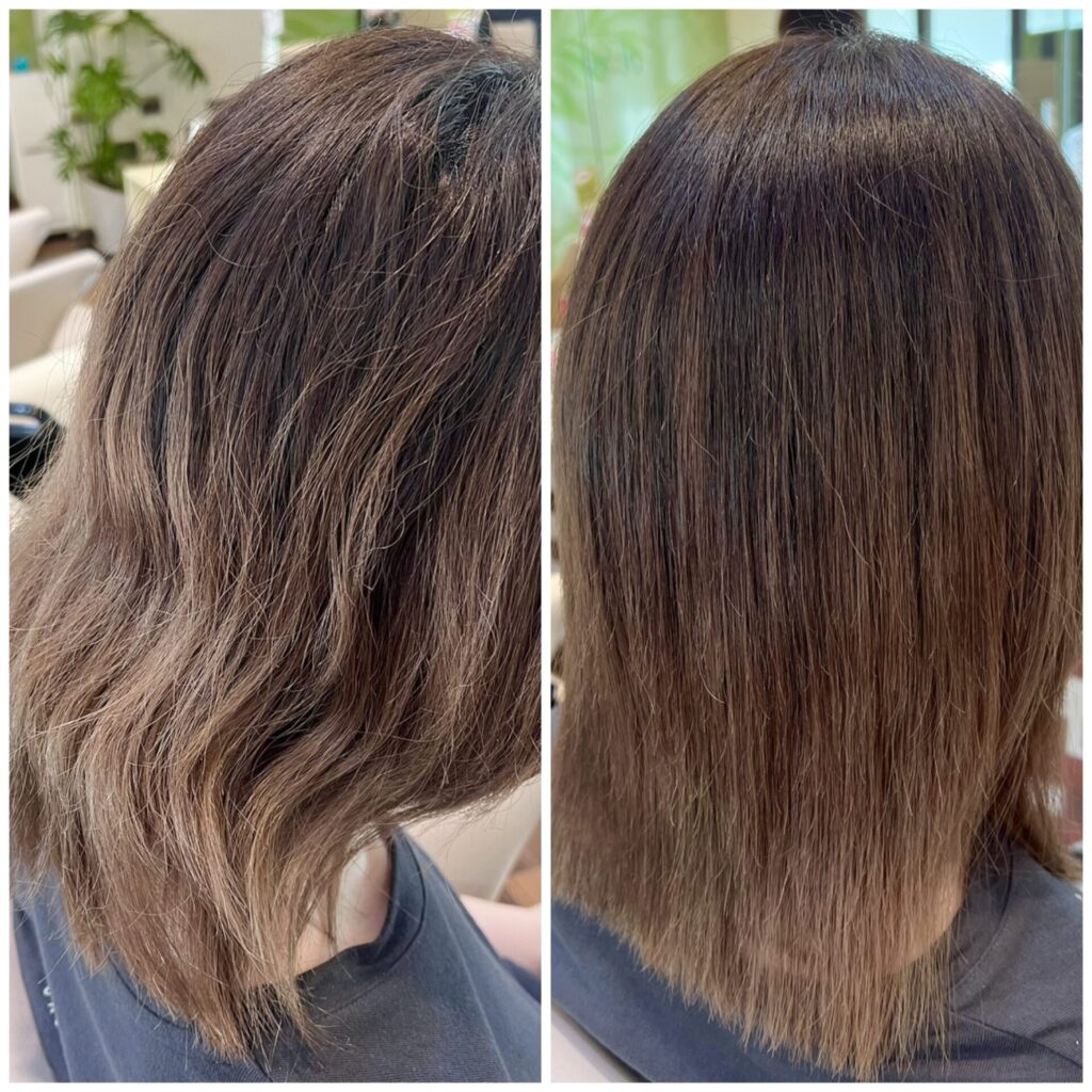 髪質改善トリートメント、Before＆After