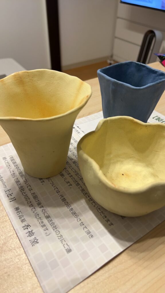 人生初陶芸in倉敷